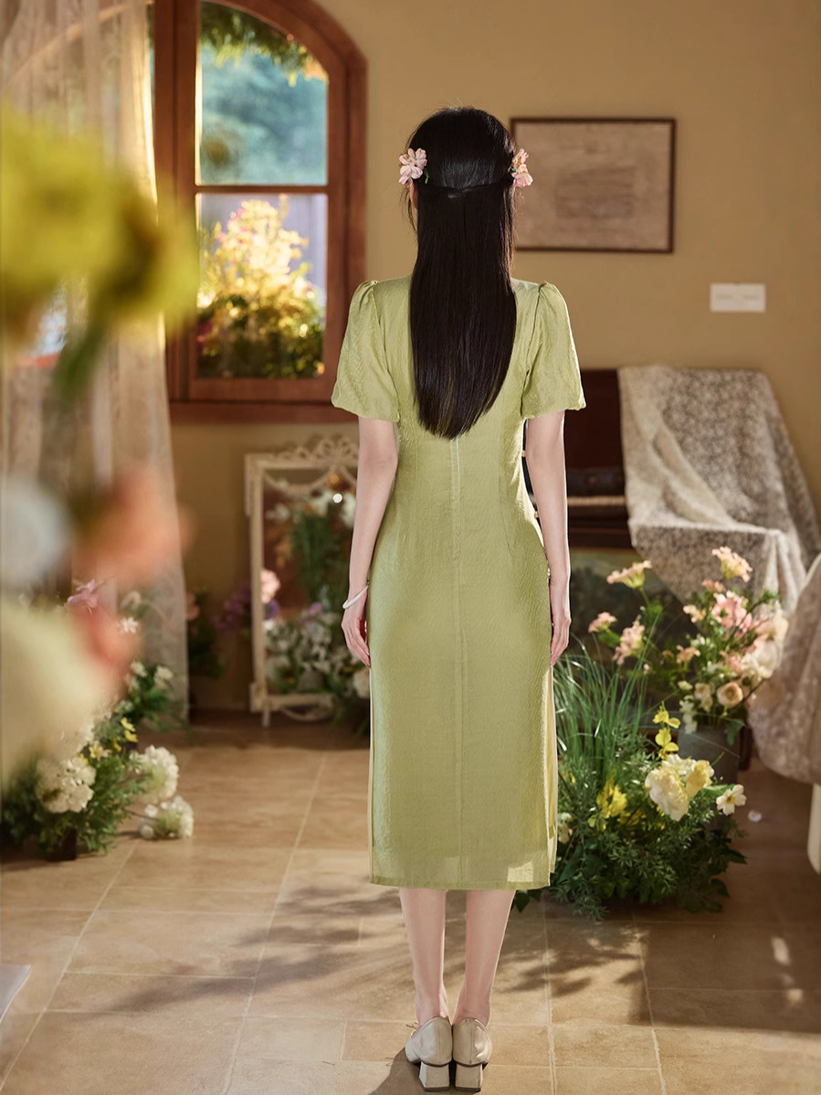 S36 New daily improved national style small new Chinese style women's clothing national style girl