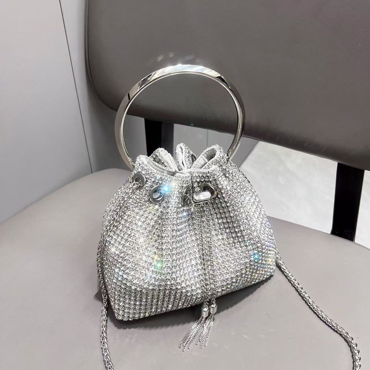 Designer Bag Suede Totes Fashion Luxury Bag Shoulder Bag Purse Crossbody Bag Mini Designer luxury Cowhide Diamond carrying handbag in multiple colors 