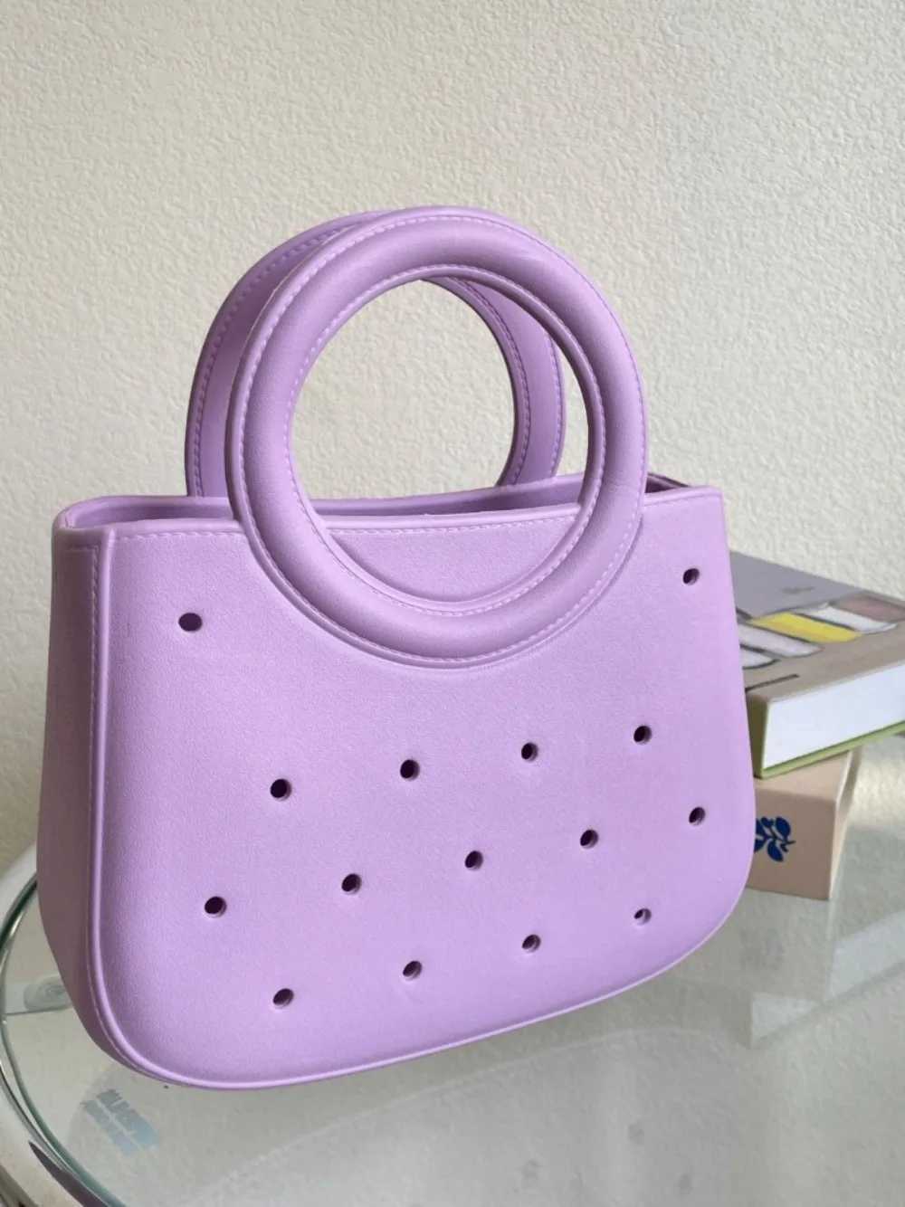 New Arrival Waterproof beach bag casual DIY color fashion handbag anti slip handbag EVA handbag travel toilet storage bag T250407