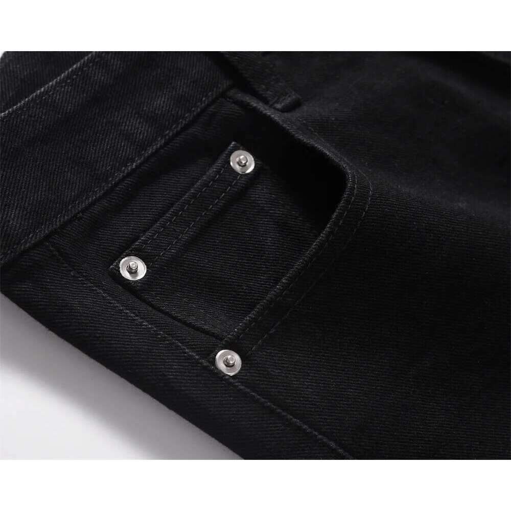 Solid Color Flared Mens High Street Casual Hip Hop Denim Pants Men Trousers