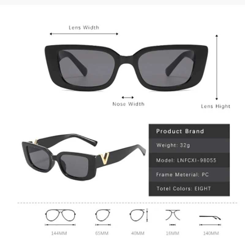 Retro Cool Small Frame Cat Eye Sunglasses 2024 Womens Luxury Sunglasses Mens Fashion Jelly Sunglasses with Metal hinges W250408