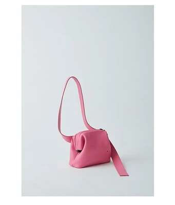 Ins New Pattern Retro Saddlewomen Messenger Wide Shoulder Strap Chain Small Crossbody Bag PU Leather Designer