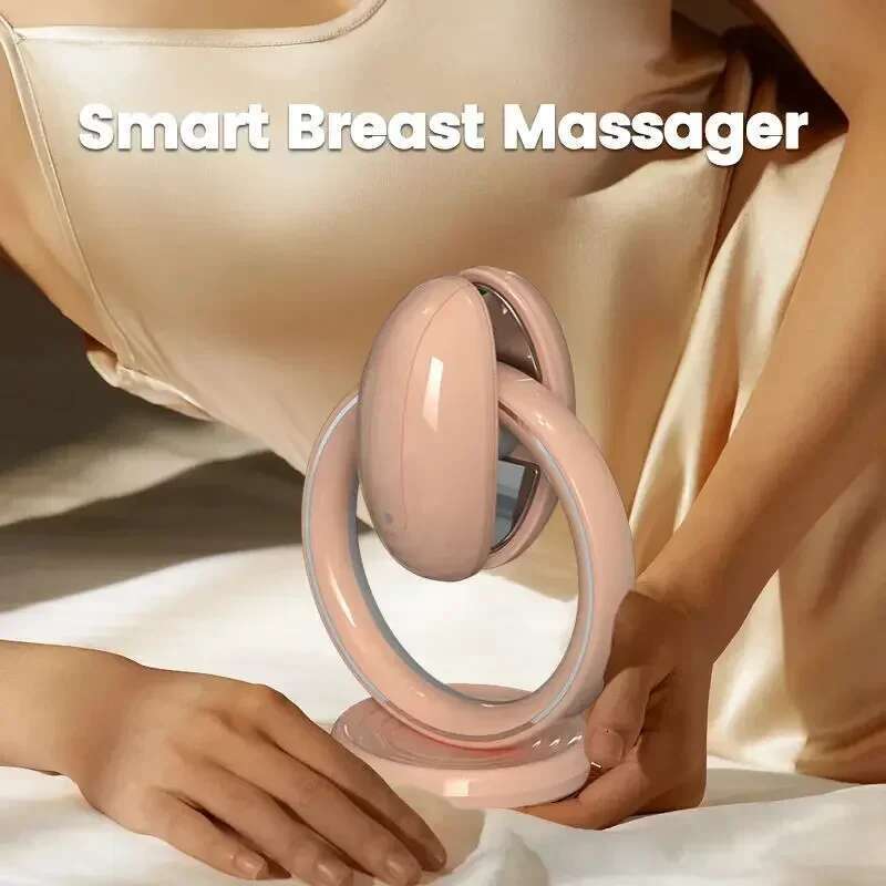 New Electric Enhancement Massager Dredge Anti Sagging Breast Beauty Device Relieve Mas Pain Chest Massage Tool