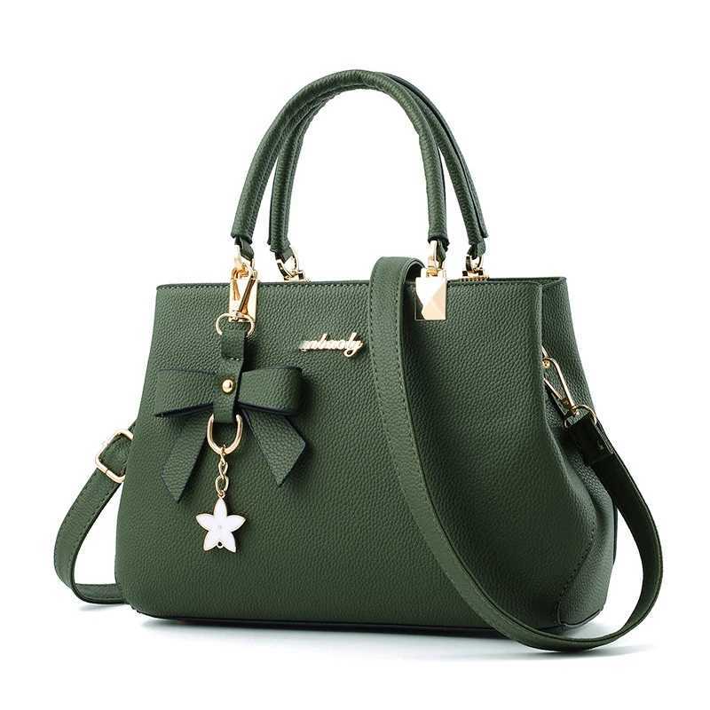 New Arrival Yogodlns Elegant Womens Messenger Bag with Flower Pendant Office Womens Handbag Womens Cross Shoulder Bag T250407