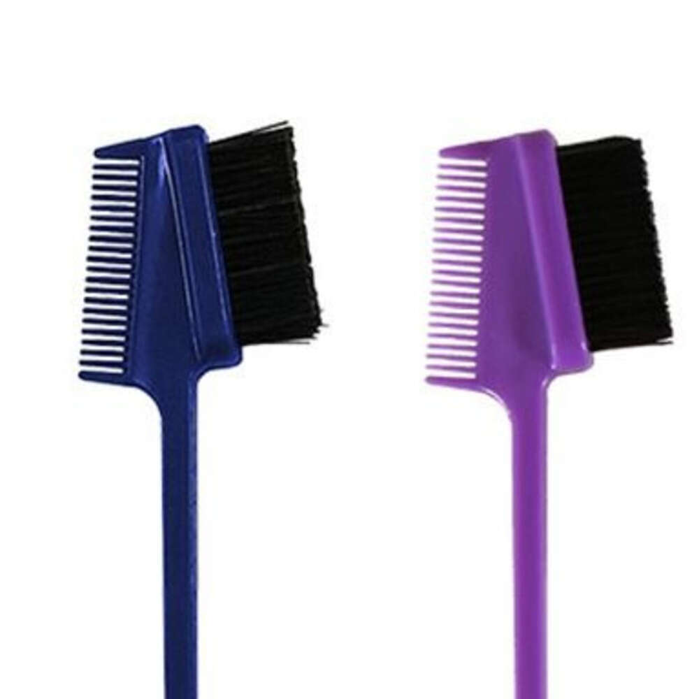 Beauty Double Sided Edge Control Hair Comb Hair Styling Tool Cepillo De Pelo Cepillo De Pelo Toothbrush Style Eyebrow Hair Brush Cepillo Para El Pelo 