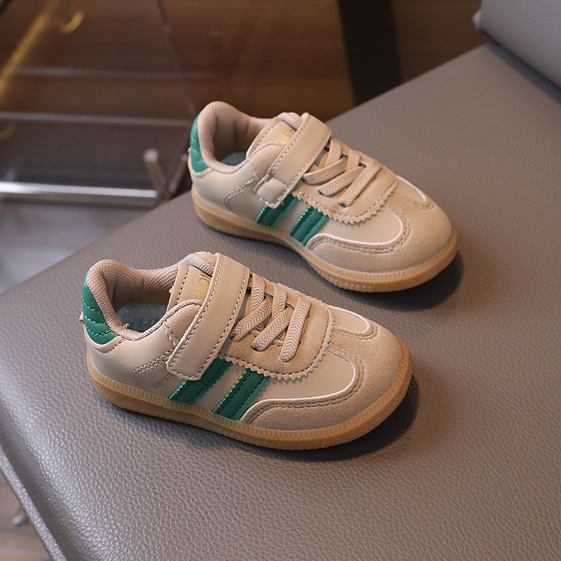 2025 Toddlers Casual Sneakers New Black Soft Bottom Girls Boys Training Shoes Walkfashion Spring Summer Fashion Kids Baby Casual Shoes Size 21 - 30 W0
