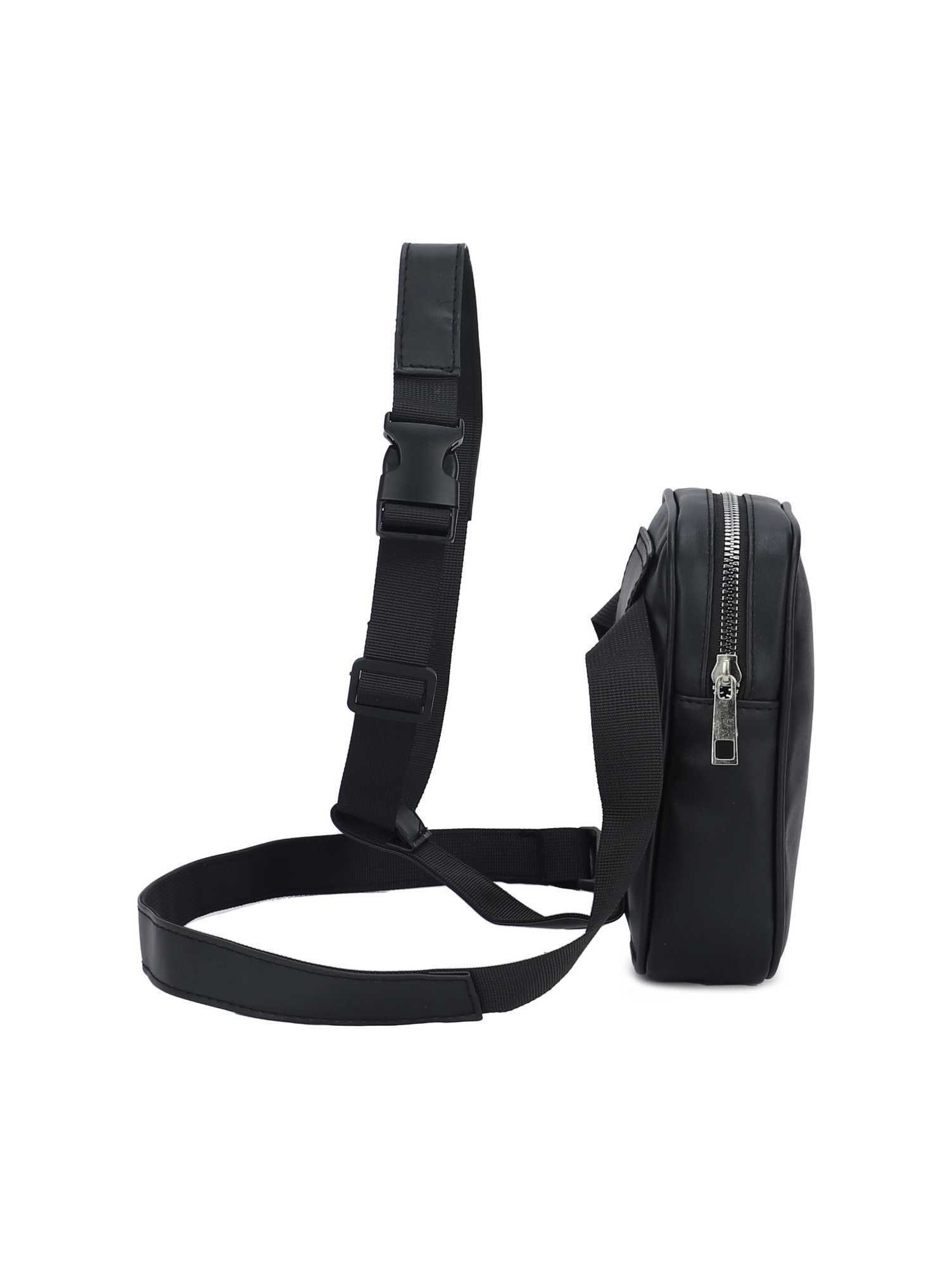 FAshion black womens waist belt leather cool bag outdoor hiking motorcycle fantasy bag Z250407