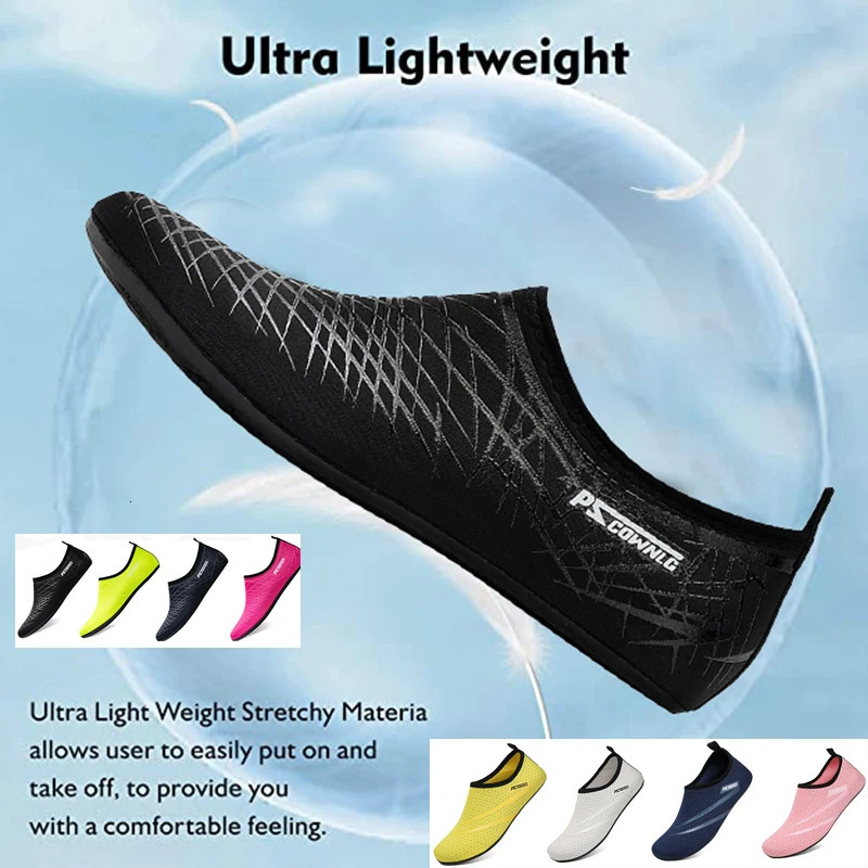 Water Sports Shoes Barefoot Quick-Dry Aqua Yoga Socks Slip-on for Men Women 250408