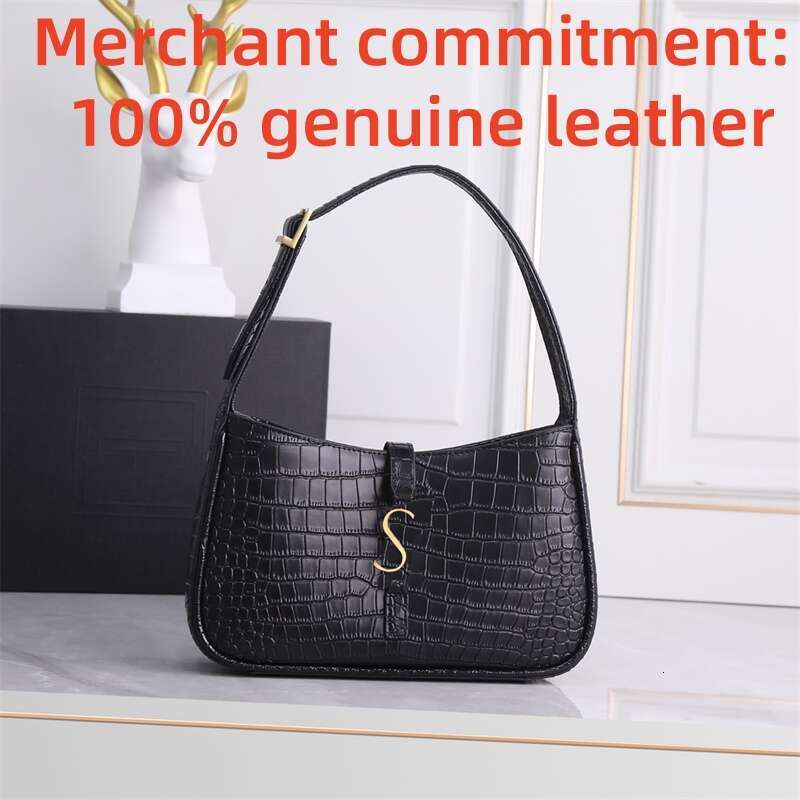 Womens mens genuine leather Designer bags tote Luxury handbags hobo Underarm bag Top quality Le5a7 Shoulder Bag fashion bag crocodile Evening Bags