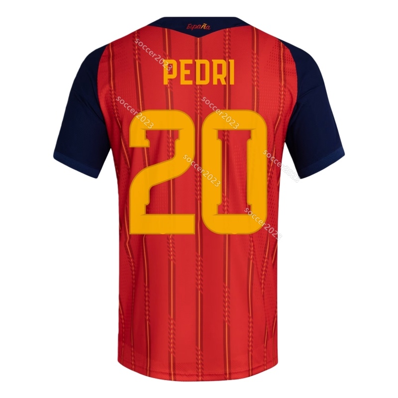 Spains 2026 World Cup LAMINE YAMAL Soccer Jerseys PEDRI PINO MERINO RODRIGO SERGIO M.ASENSIO FERRAN 25 26 Home Men long Kids Kit HERMOSO REDONDO Playe
