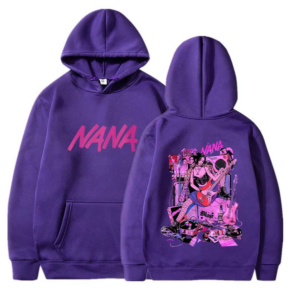 Japanese anime NANA Plus size hoodie Oosaki Nana hoodie mens sportswear Harajuku long sleeved womens zipper casual clothing top W250408