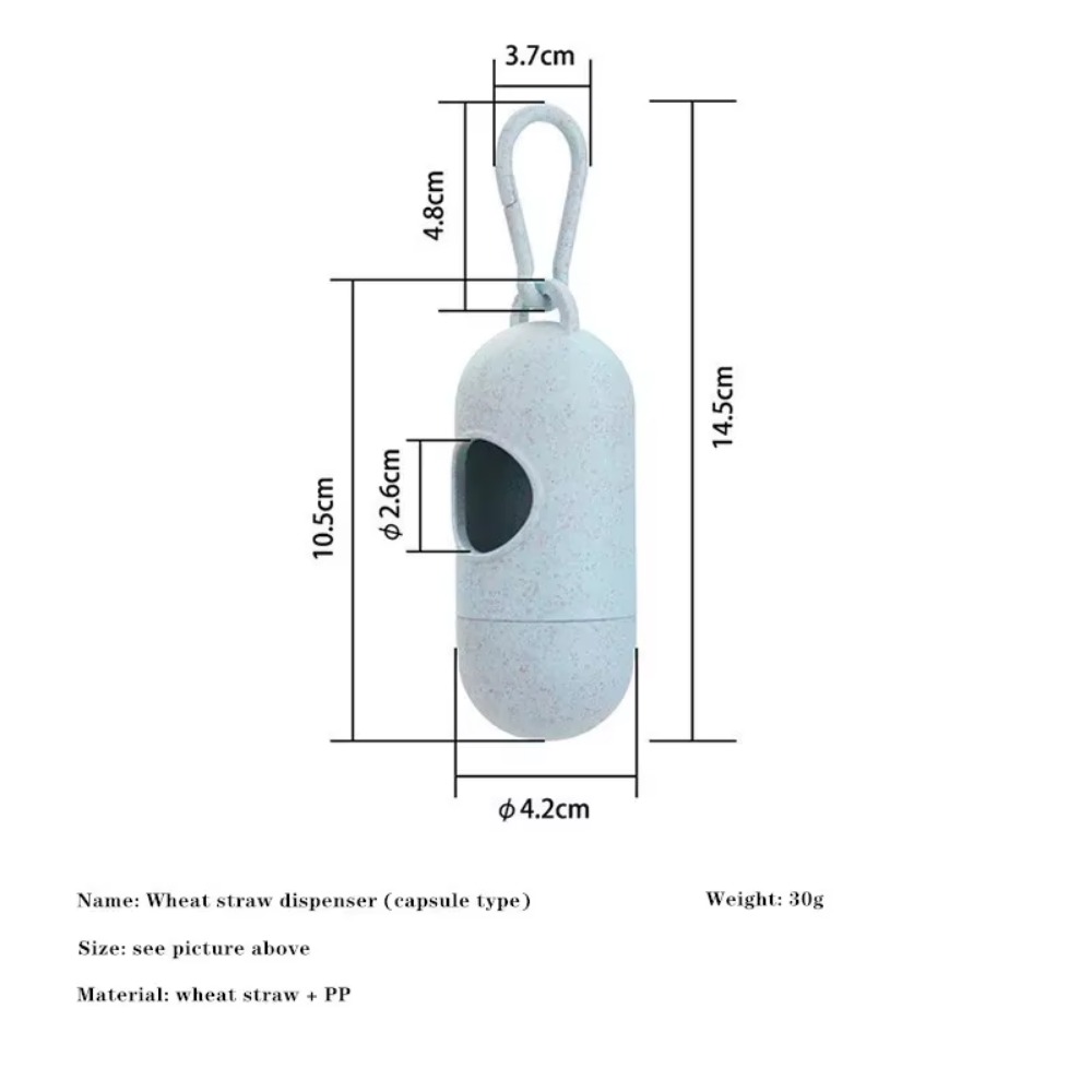 Waste Garbage Holder Dispensers Fashion Dog Poop Bag Dispenser Poop Bags Set Pets Dogs Trash Cleaning Dog Toy Supplies