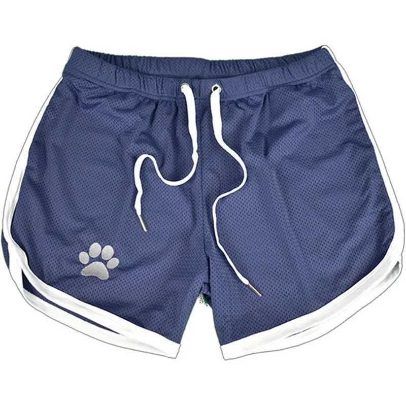 Mens fitness shorts fitness running shorts jogging shorts summer breathable mesh shorts mens sports shortsXJ250407