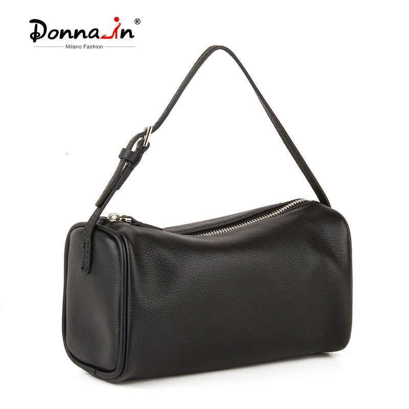 Donna-In Natural Cowhide Handbag For Women Genuine Full Grained Leather Top Handle Bag With Shoulder Strap Ing Sheepskin