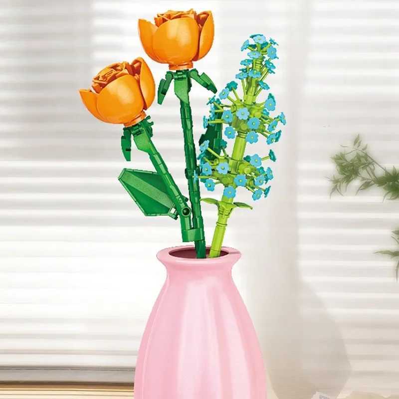 24 Days Flower Bouquet Building Blocks Christmas Advent Calendar Sunflower Countdown Advent Calendars Christmas Decoration 2025 C251108