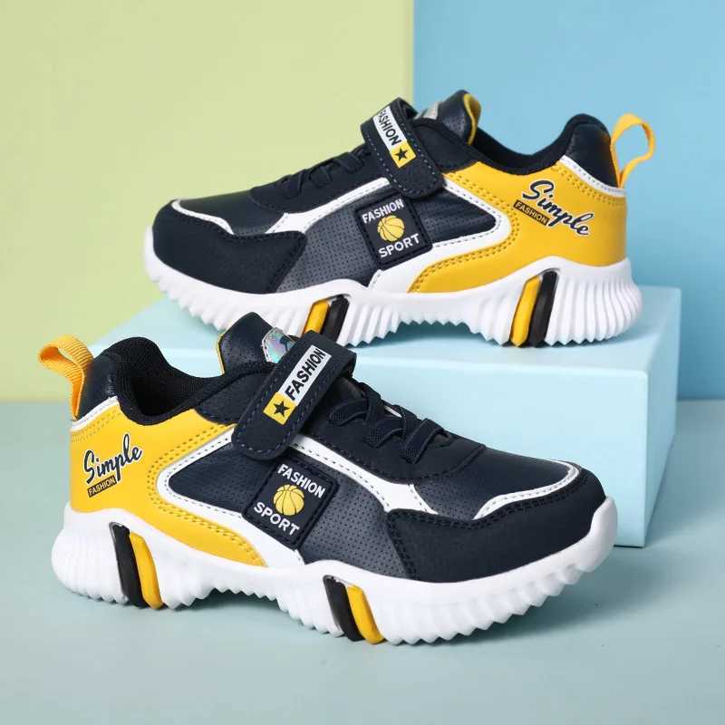 Childrens sports shoes for boys and girls lightweight flat and comfortable outdoor running shoes 2024 fashionable childrens tennis shoes W250407