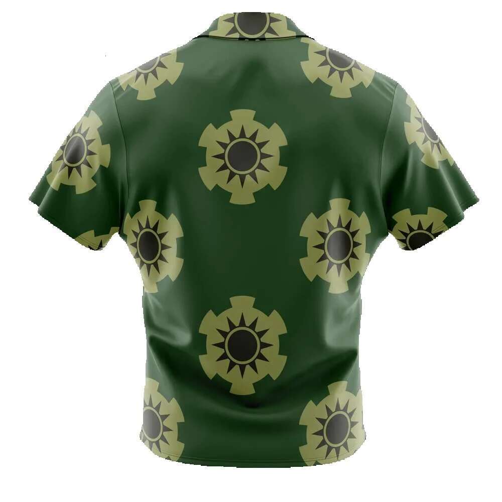 LUFFY Hawaiian men's button up shirt, fashionable trend, breathable, multifunctional, casual sports, summer