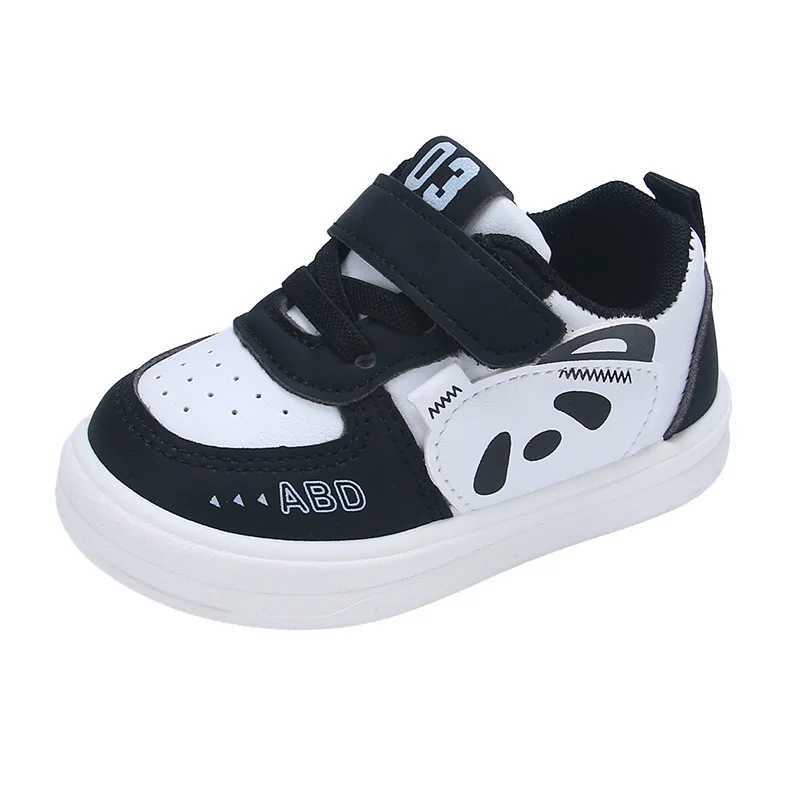 Childrens sports shoes boys and girls running casual shoes PU leather anti slip childrens sports shoes W250407