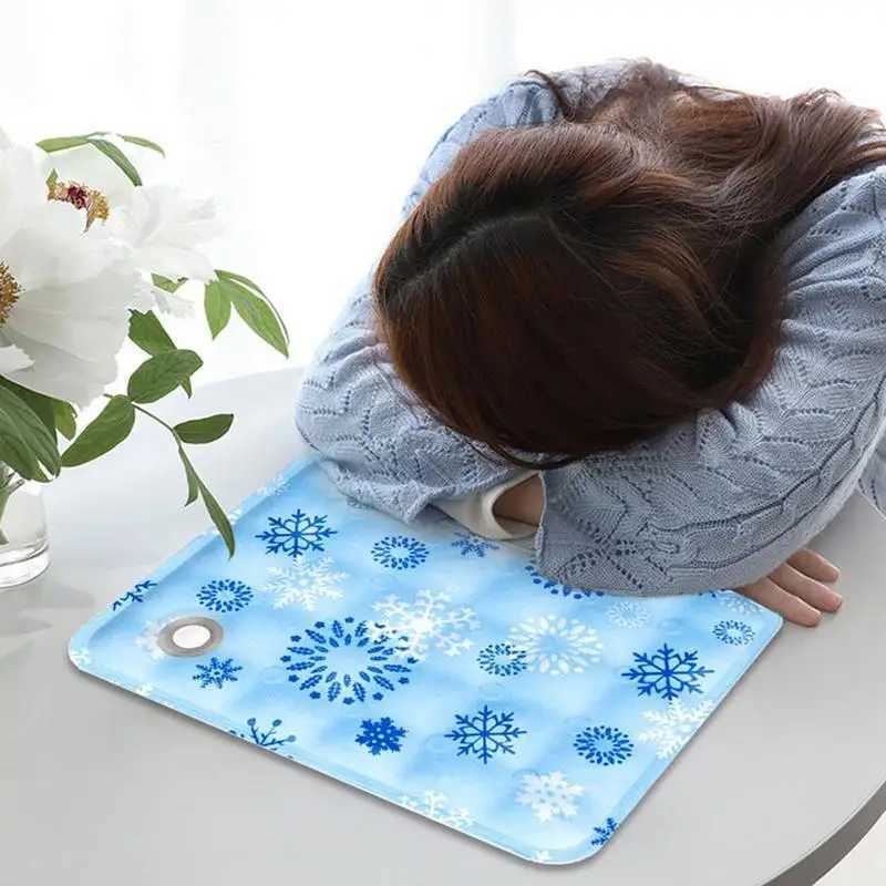 Dog cooling pad Summer pet self cooling pad Cat mattress for small medium and large dogs Indoor dog Flat noodles box pad Y250407