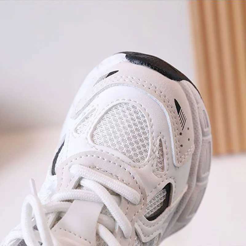 1-6 year old childrens shoes boys and girls sports shoes 2024 spring new childrens running sports shoes fashionable mesh dad shoes W250407