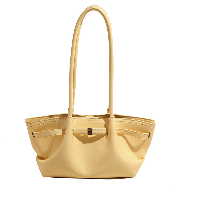 2025S New Model Designer Large Capacity For Women S Spring And Summer Versatile New Casual Niche Single Shoulder Armpit Pleated Commuting Tote Bag Tot