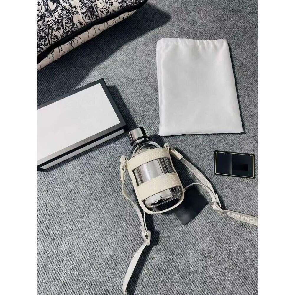 320Ml Cups Letter Bag Kettle Stainless Steel Thermos Portable Crossbody Accompanying Water Cup