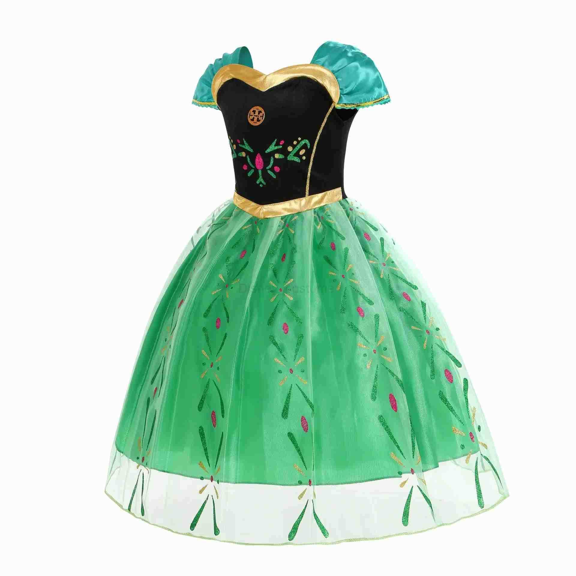 Disney Halloween Frozen Elsa Anna Childrens Clothing Fancy Birthday Party Dress Princess Dress Carnival Party Childrens Clothing X2504081