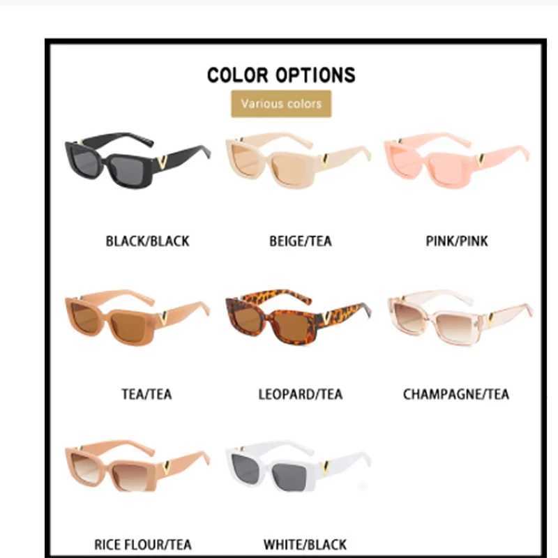 Retro Cool Small Frame Cat Eye Sunglasses 2024 Womens Luxury Sunglasses Mens Fashion Jelly Sunglasses with Metal hinges W250408