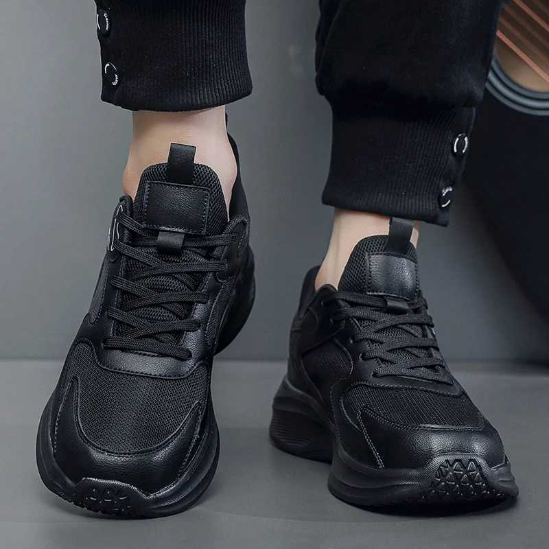 Mens sports shoes Plus size 50 casual shoes mens large sports running shoes breathable casual sports walking shoes M Y250408