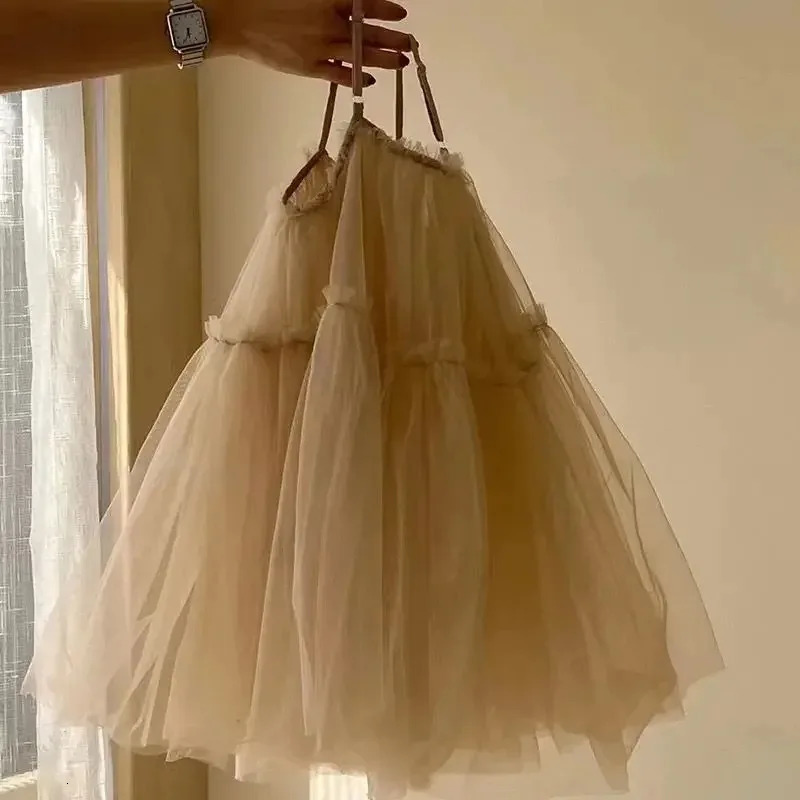 Baby Girl Dress Summer Toddler Kids Dress Baby Tutu Dresses Children Birthday Party Dress Baby Girl Clothes 250407