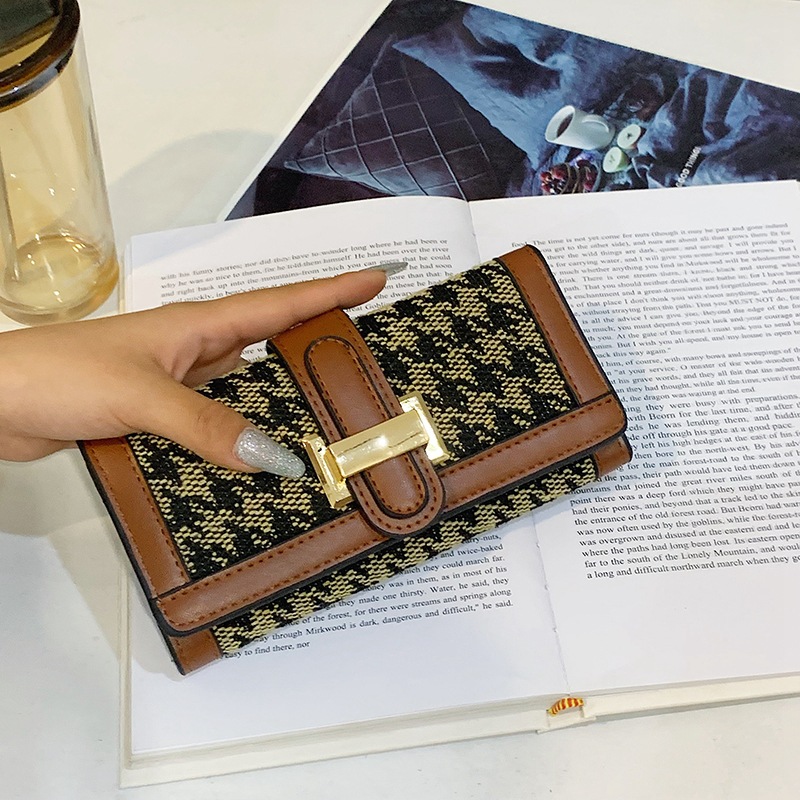 High-end multifunctional Designer clutch 2025 New Fashion Women's Tri-fold Handbag Short Coin Retro Multi-Orientation Card Slot Case Luxury Walle