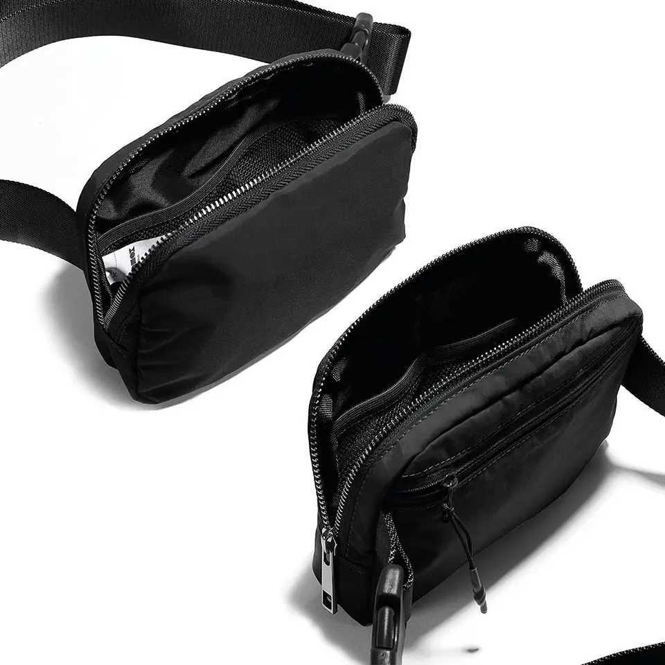 Mens sports waist bag womens outdoor running waterproof luggage mobile phone bag fashionable travel cross body bag fun bag Z250407
