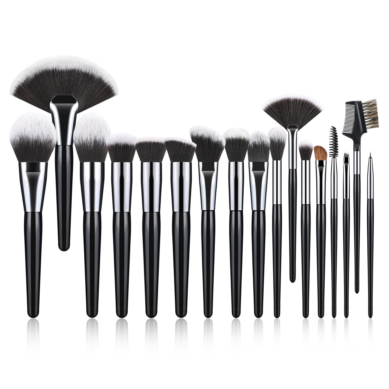 Zoniya 20/15/30/40/25 Makeup Brush Set Hair Powder Painting 241112