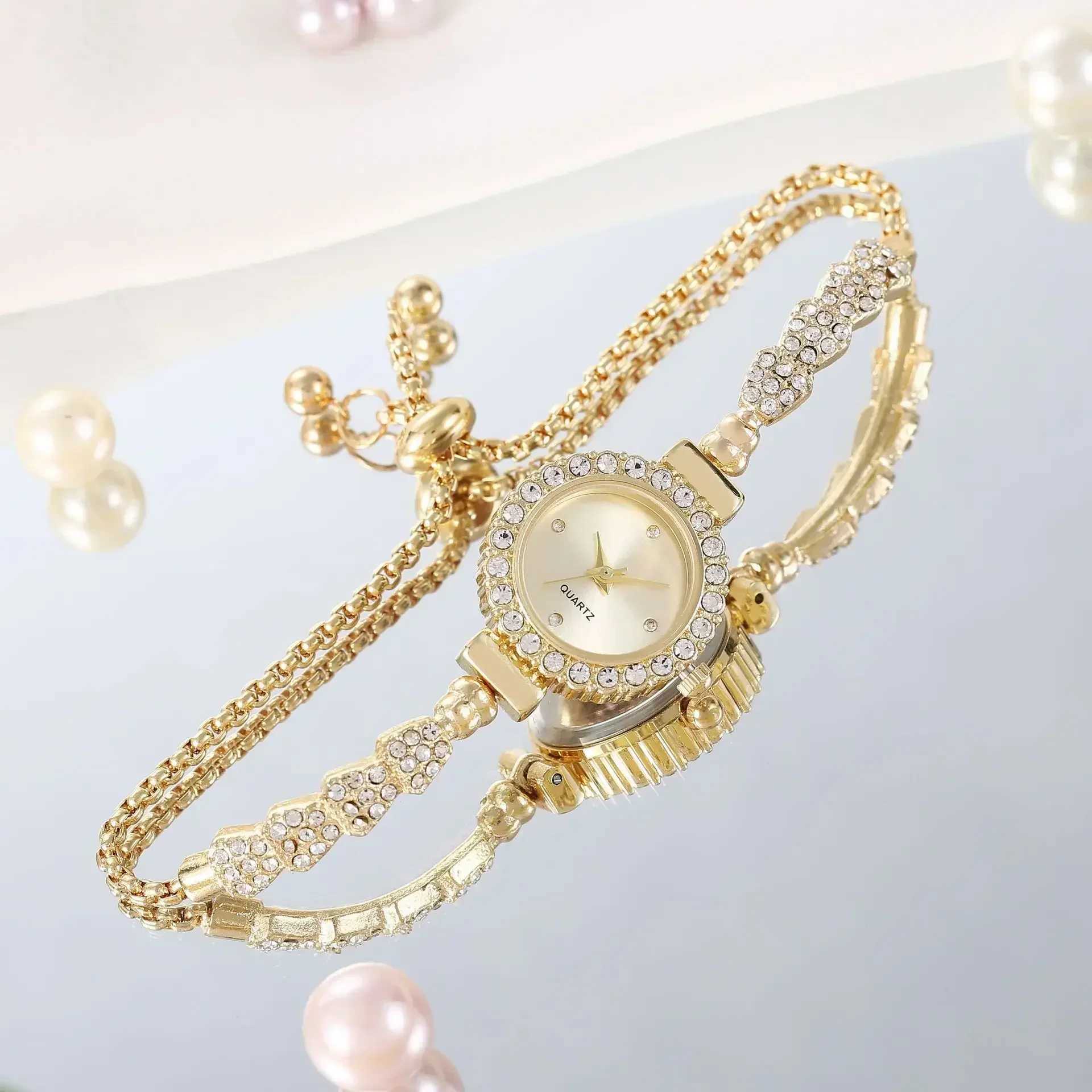 Top Brand Womens Watch Fashion 2024 Geneva Designer Womens Watch Luxury Brand Womens Watch Gold WatchT250408