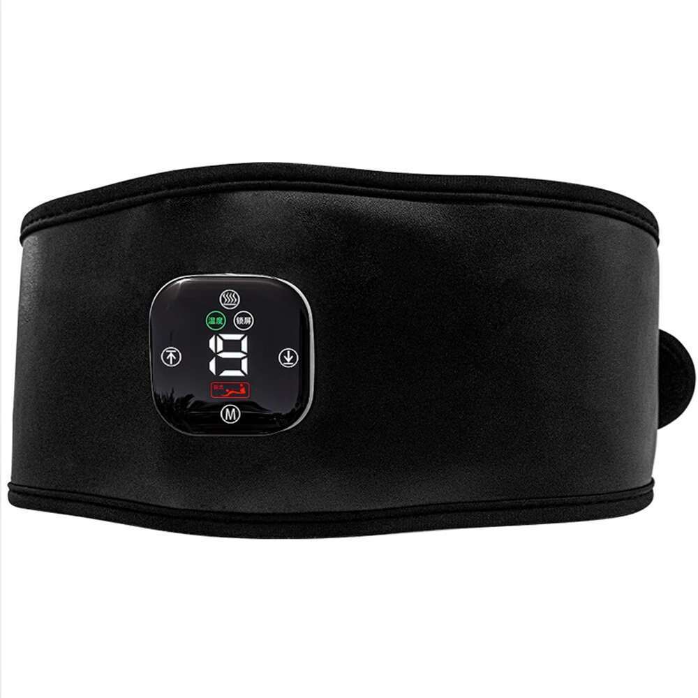 EMS Abdominal Toning Belt Electric Stimulation Muscle Toner Portable Fiess Massager Waist Trainer Body Slimming Shaping