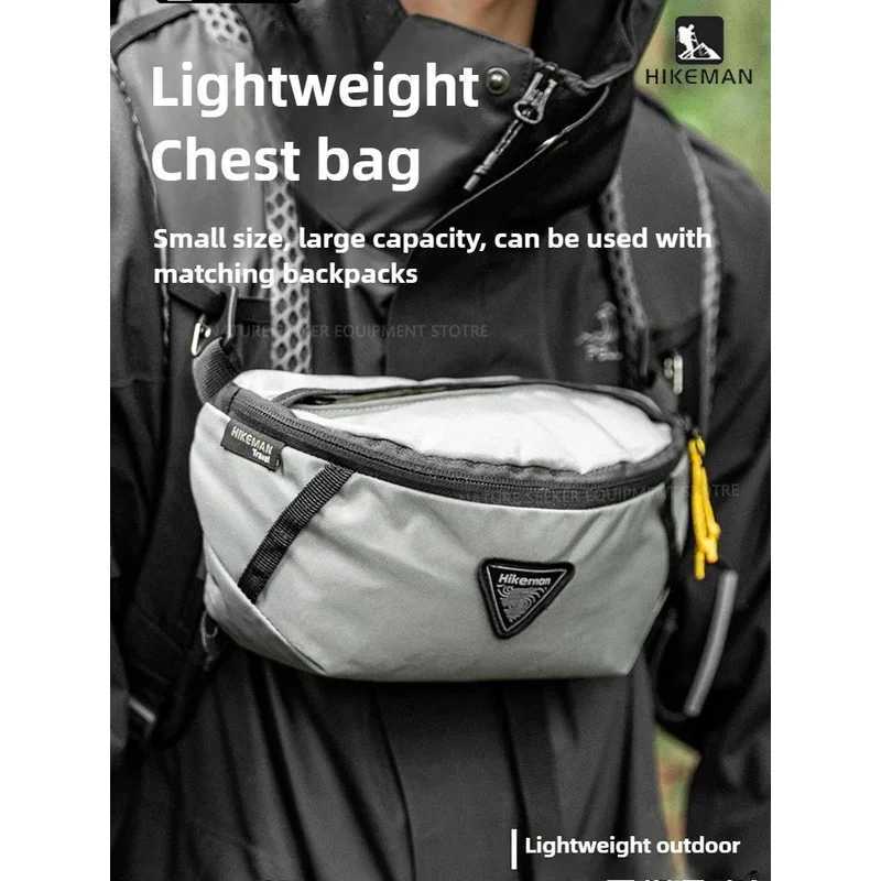 Hikeman Mountaineering Waist Bag Outdoor Sports Pack - Lightweight Cycling Waterproof Bag for Travel/Hiking/BackpackingC250407