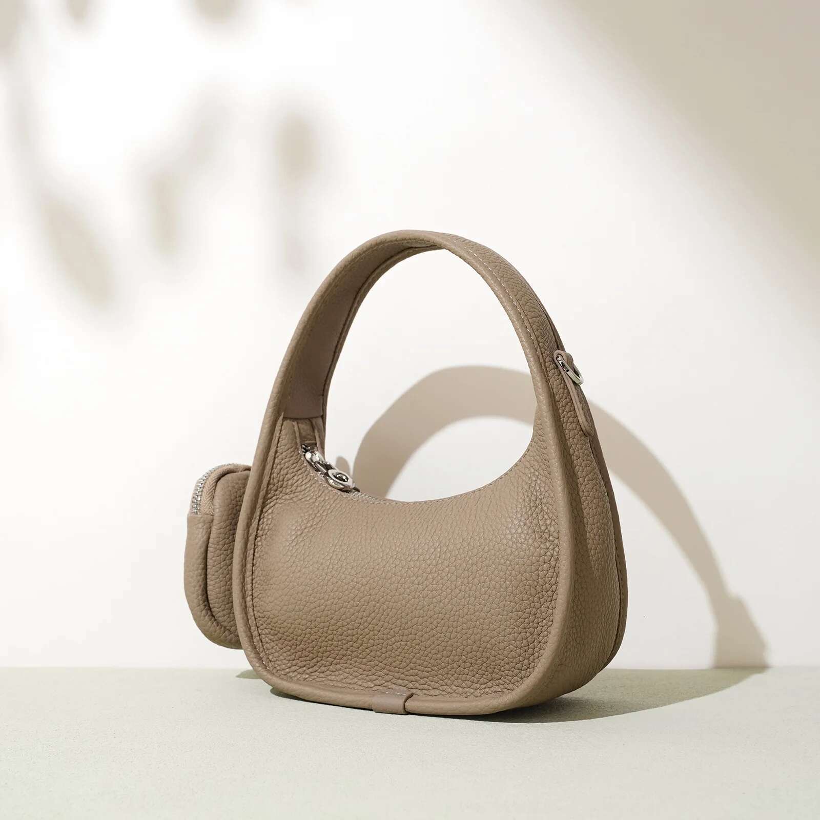 New Fashion Genuine Leather Underarm Saddle Handbag Design Shoulder Bag For Ladies Women's Bag Original Designer Bags