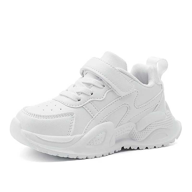 Childrens sports shoes childrens fashion white shoes boys and girls Tenis sports shoes anti slip casual sports shoes outdoor W250407