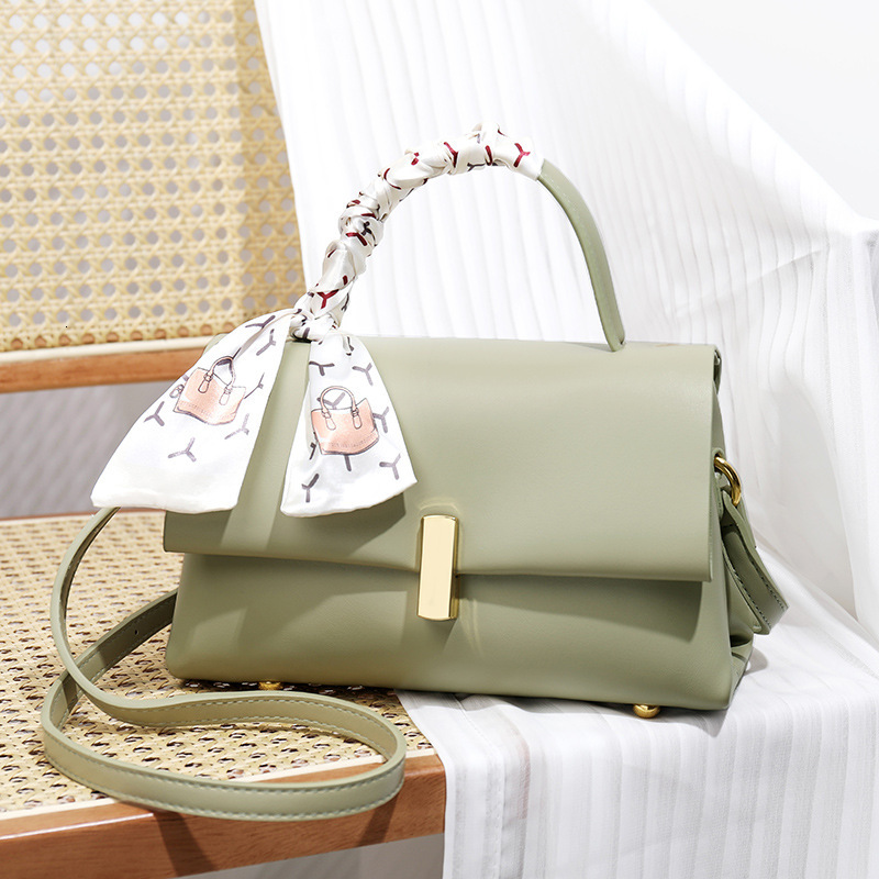 Silk Scarf Designer Bag Women's Korean Version Fashion Handbag Niche Single Shoulder Crossbody Bag