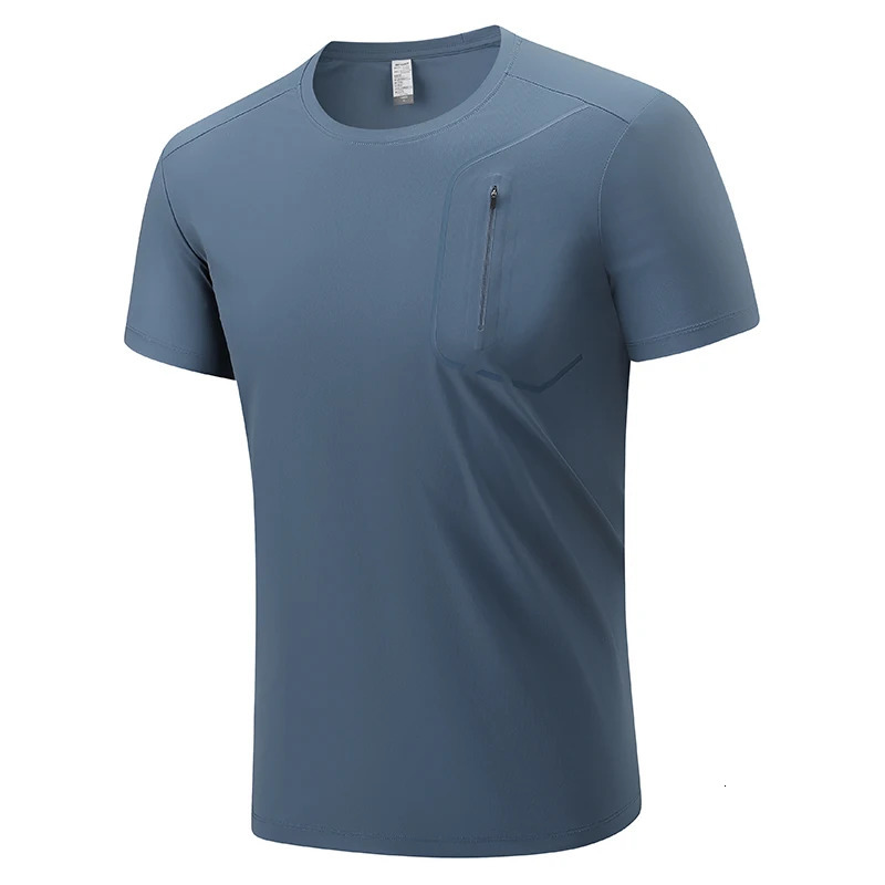 80% Nylon Cool Ice Silk Quick Drying Fashion T-shirt for Men Short Sleeve Summer Casual Black Green Oversized 7XL 8XL Top T-shirt 250402