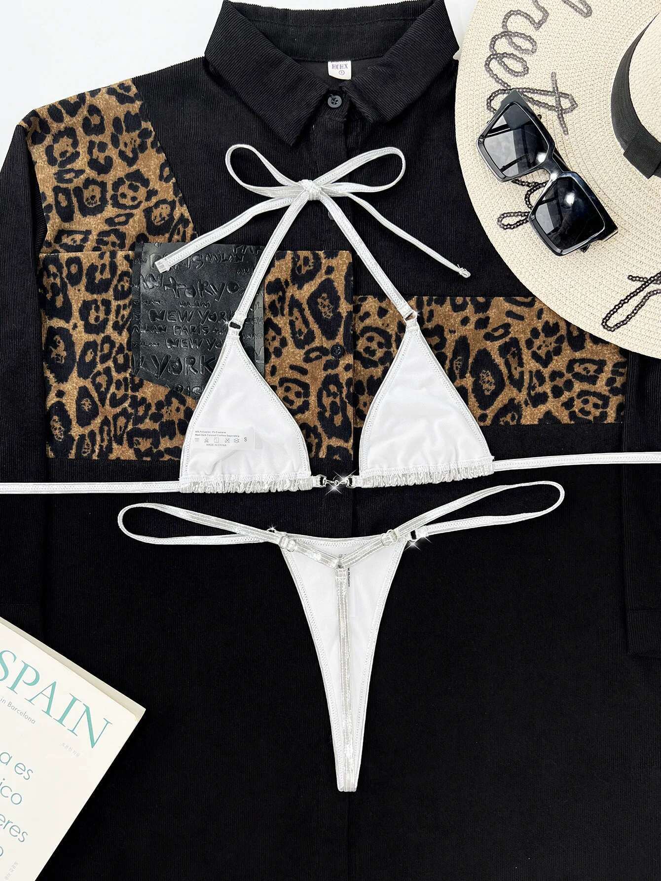 Dongdumaoyi Sexy Silver Triangle Bikini Women Solid Cut Out Push Up Micro Swimsuit Biquini Brazilian Shiny Bathing Suit Thong Swimwear