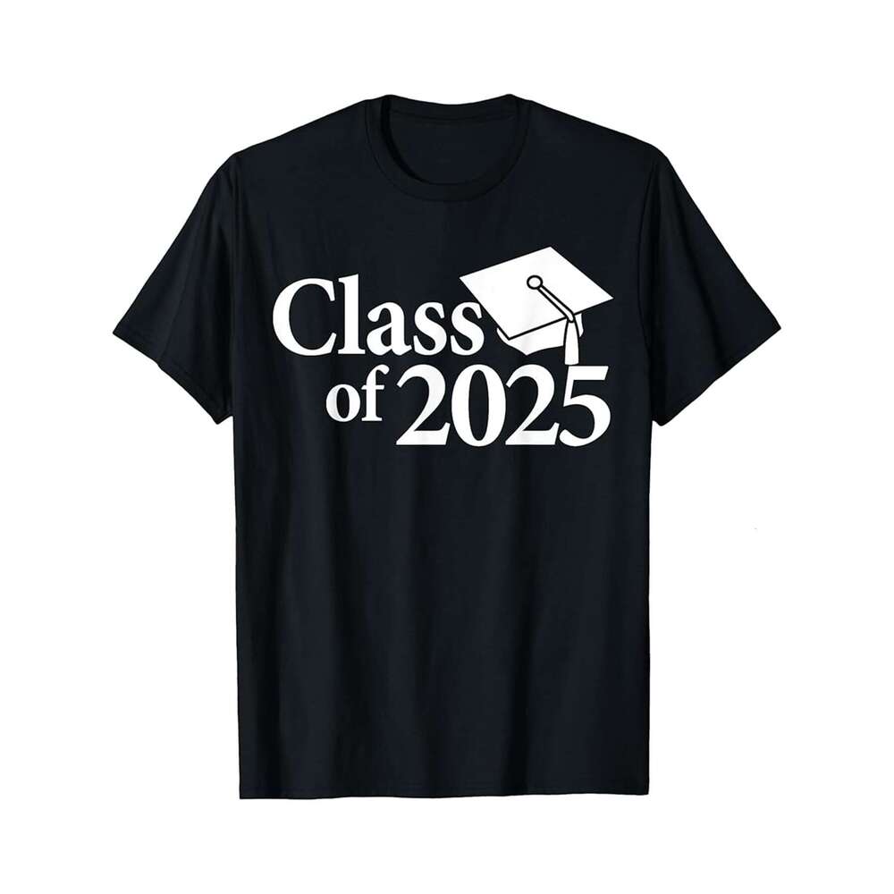 Designer T shirt Class of 2025 Pink Men Girls Graduation - 220g Tshits