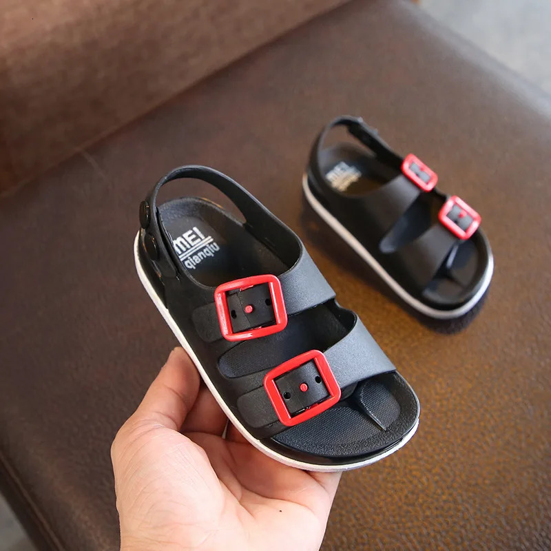 Kids Sandals Boys Girls Beach Shoes Soft Lightweight Closed-Toe Outdoor Childrens Toddler Sandasl for Baby Shoes Summer 250407