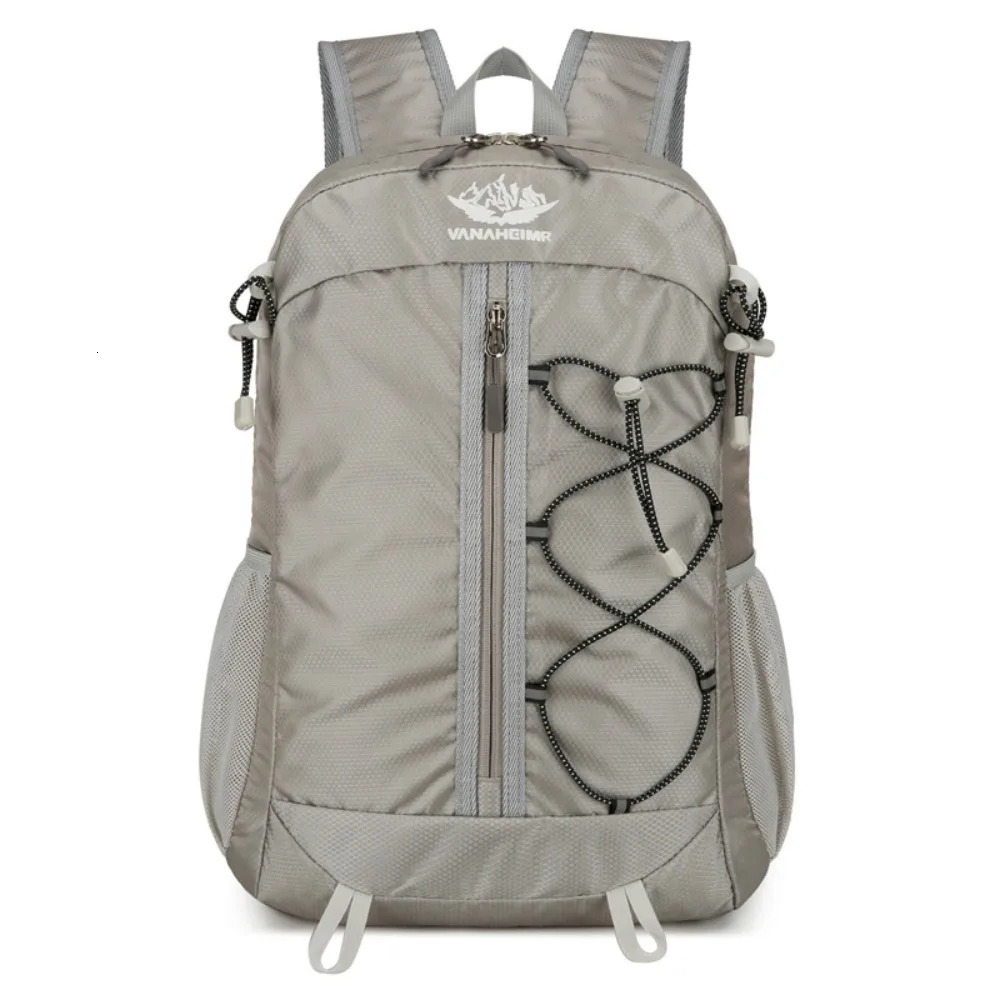 Mens Mountain Riding Backpack Ultra-light Multi-functional Leisure Foldable Backpack Large Capacity Travel Bag 250407