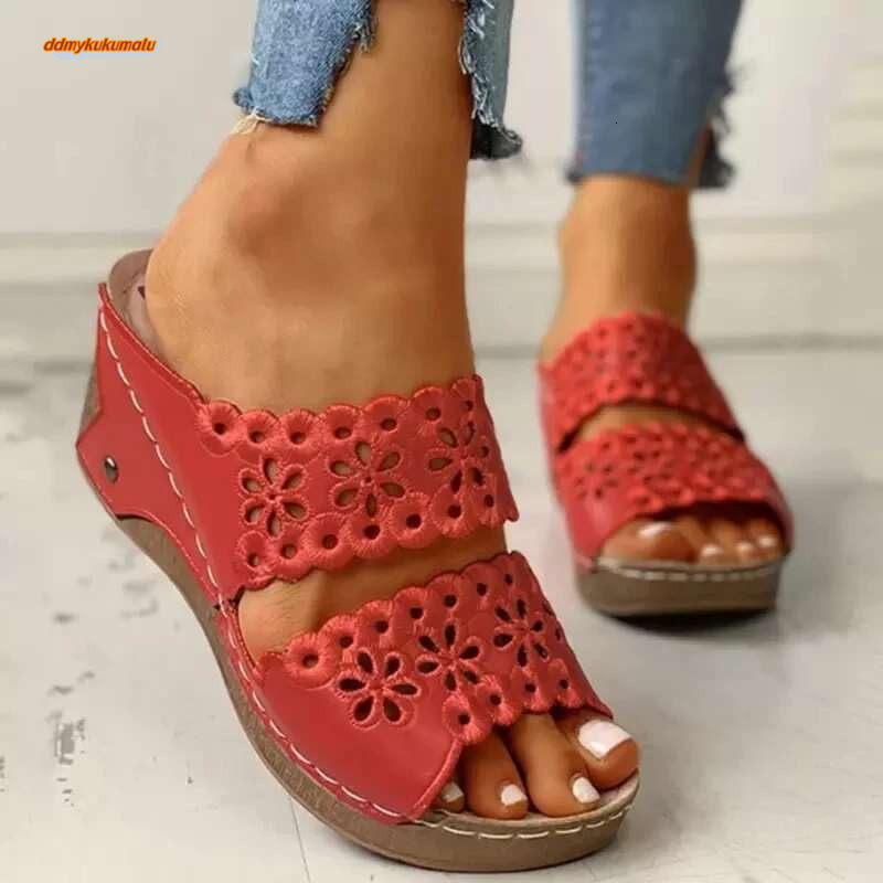 Women's Wedge Summer Beach Sandal Women Fashion Gladiator Flat shoes gladiator sandal women Sandalias mujer ddmykukumalu
