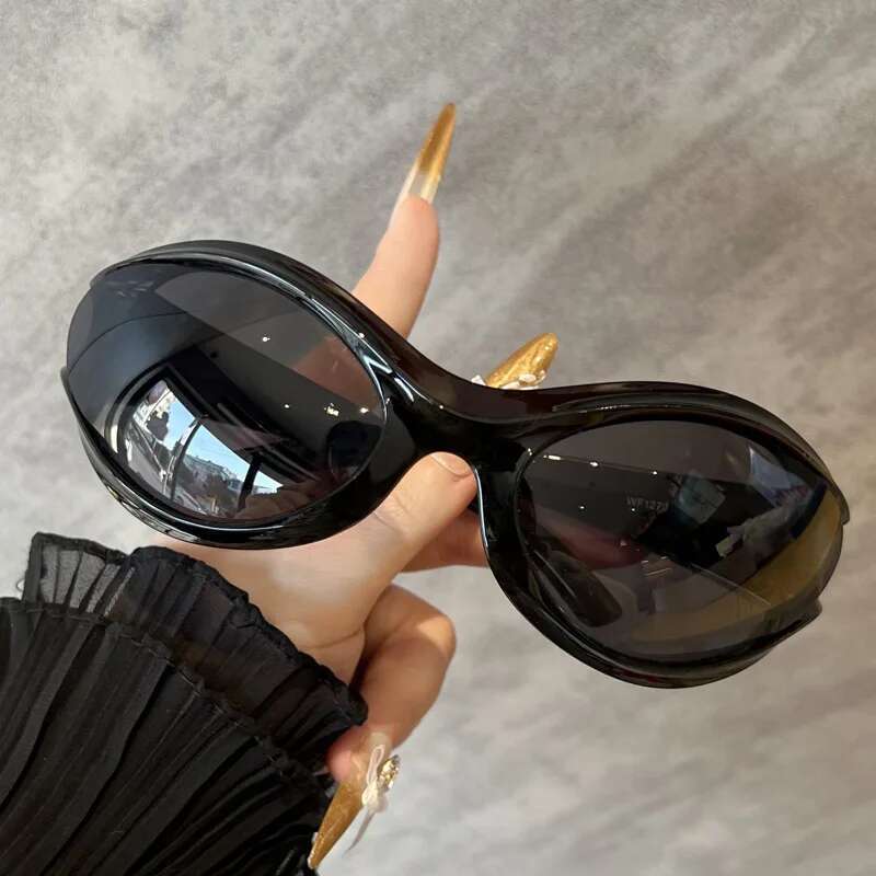 New Y2K Sunglasses Men and Women Sports Cycg Sun Glasses for Male Female Eyeglasses Sense of Technology Eyewear