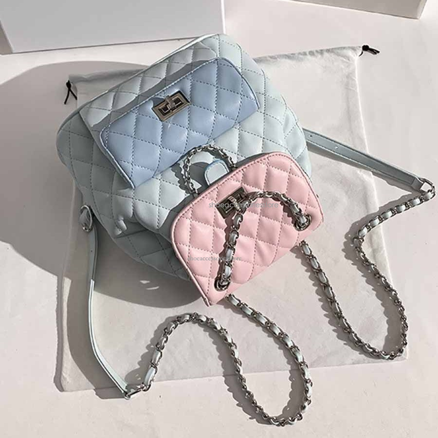2025 Designer's New Women's Bag K JANKLE Premium Backpack with Small Fragrance Chain Fashion Trend Multi functional Women's Bag