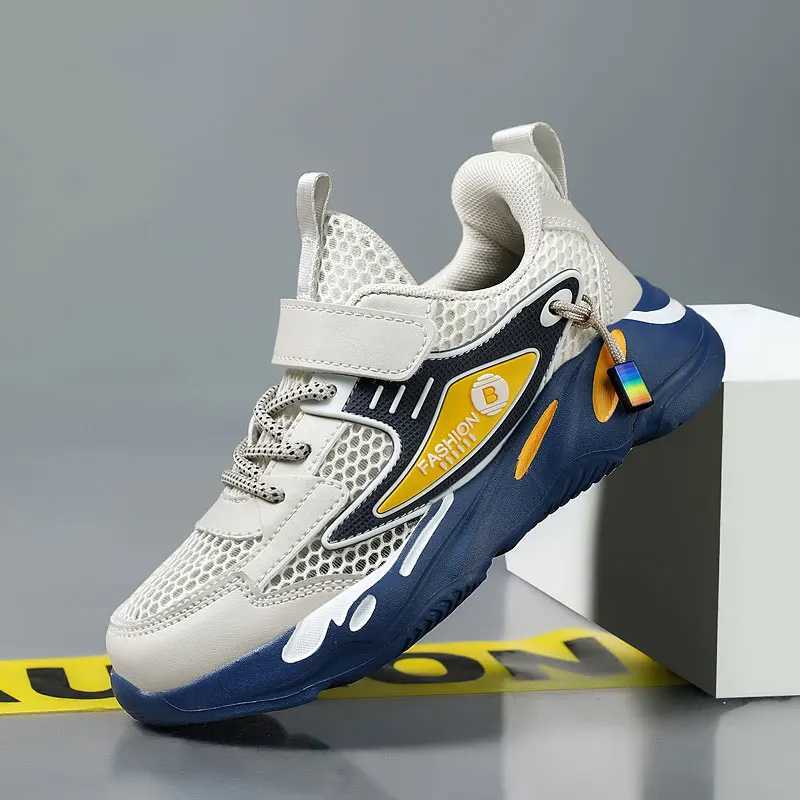 Vanmie Casual Sneakers for Kids Summer Mesh Sneakers Shoes Walking Running Shoes Boy Girls Children White Shoes W250407