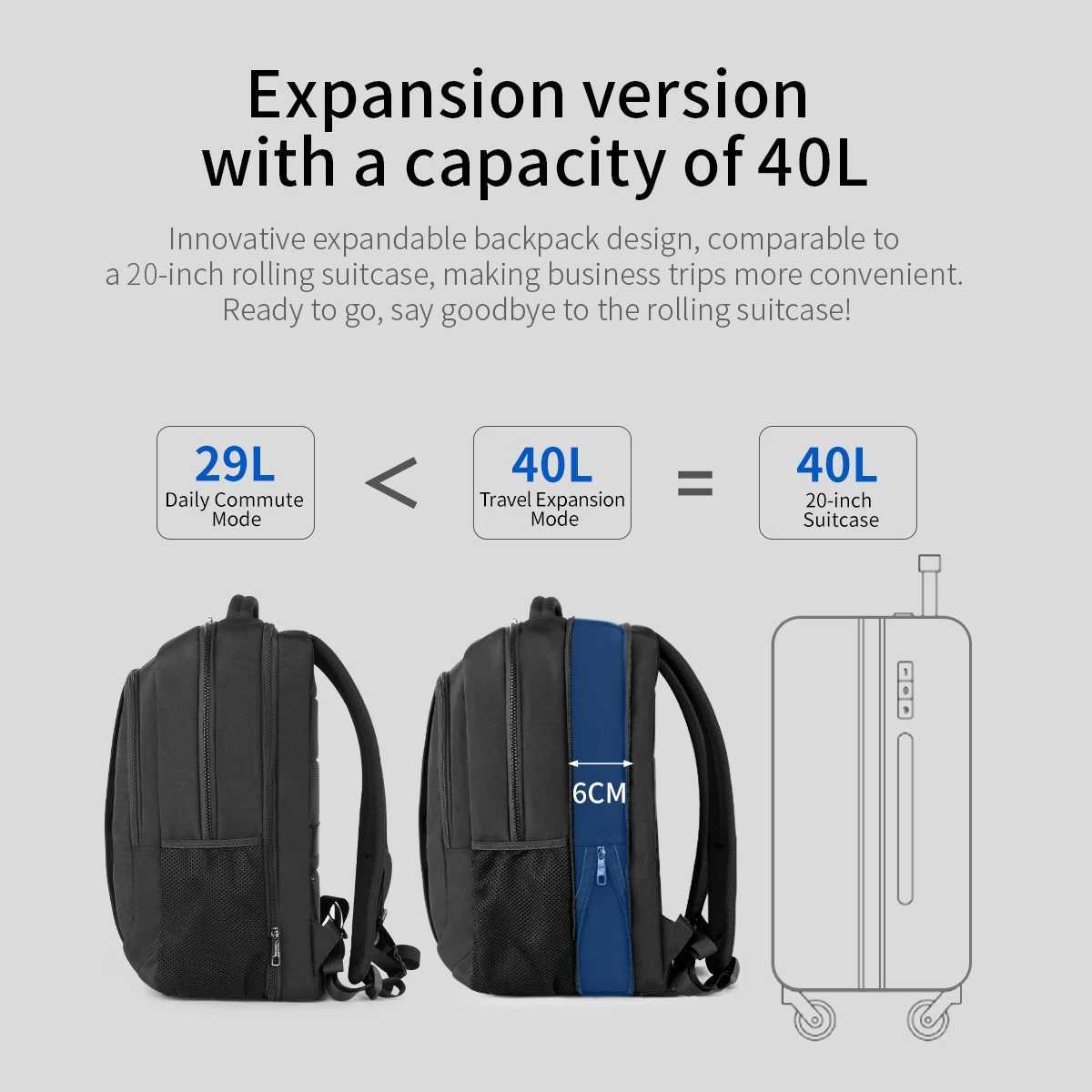 Lifetime Warranty Backpack For Men Laptop Backpack Bag Male Travel Backpacks For School USB Charging Port Schoolbag Men MochilasC250407