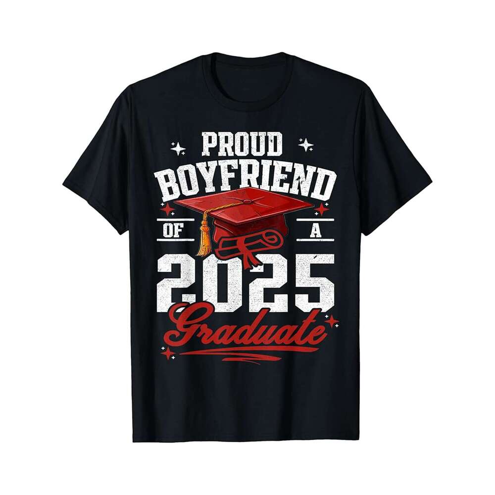 Designer T shirt Proud Brother Of A 2025 High School Graduate Graduation - 220g Tshits